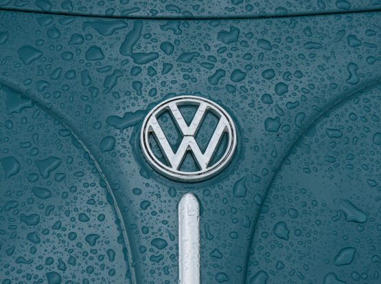Volkswagen Logo on car