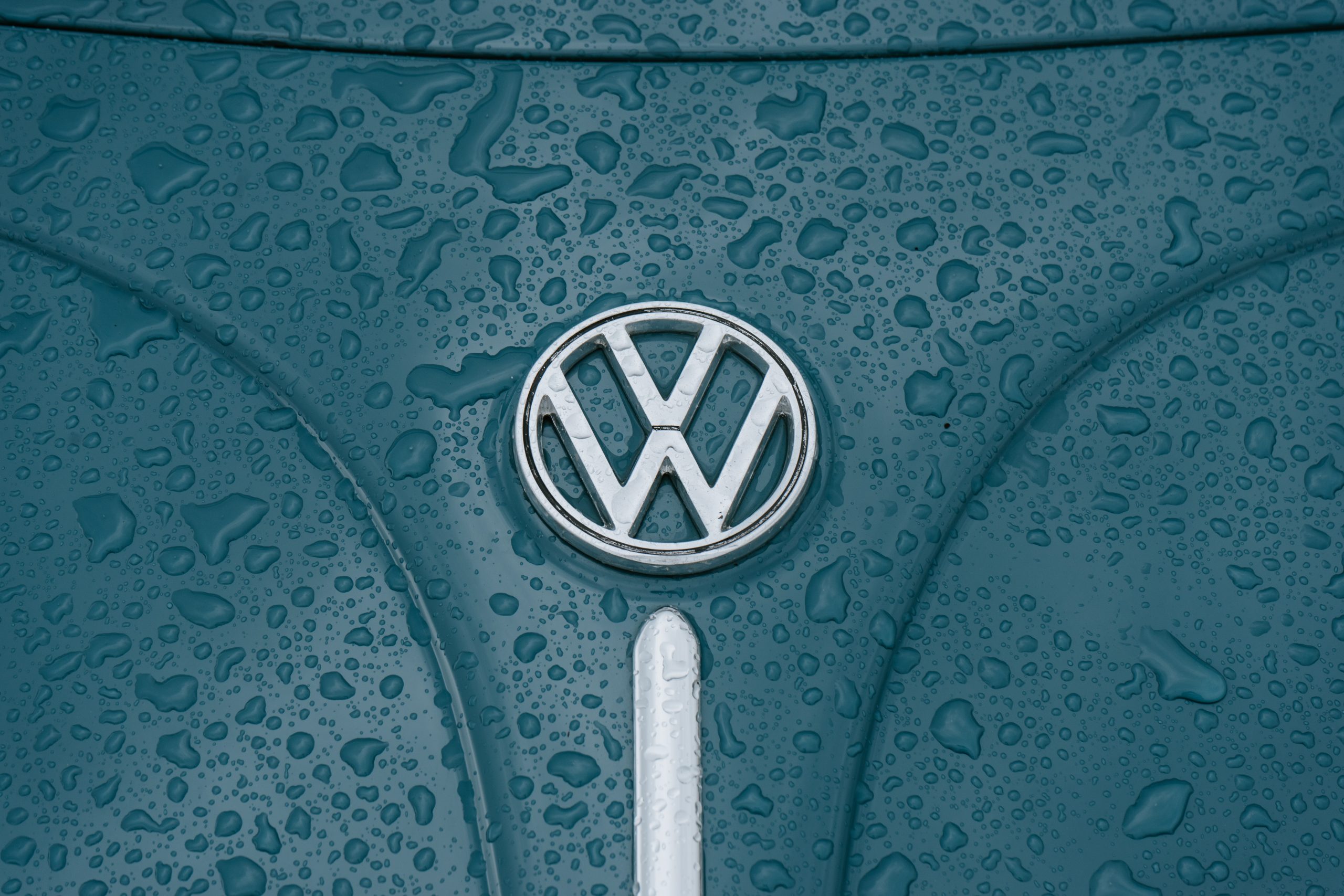 Volkswagen Logo on car