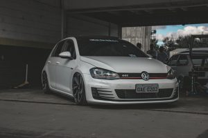 A modified Golf GTI